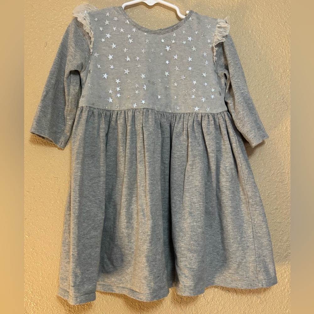 Pippa & Julie Gray Starry Dress